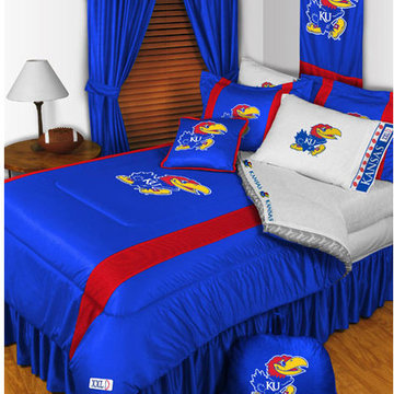 NCAA Kansas Jayhawks Bedding and Room Decorations