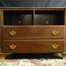 Solid Walnut Media Cabinet - Furniture