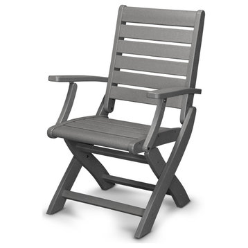 Signature Folding Chair, Slate Gray