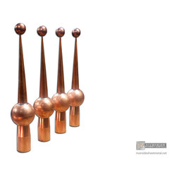 FI024 - Simple copper finial custom made - Products
