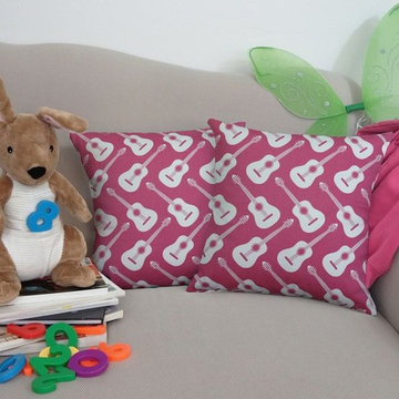 Guitar Throw Pillows