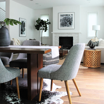 Living/Dining Open Concept Modern Farmhouse