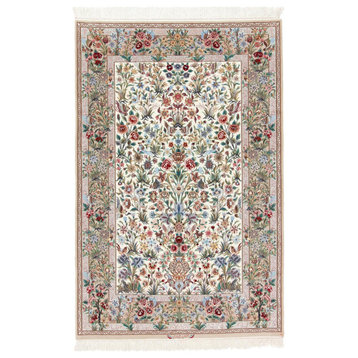 Persian Rug Isfahan Silk Warp 7'10"x5'2"