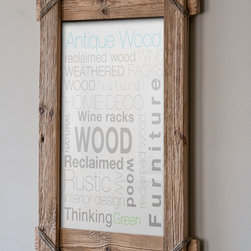 Reclaimed wood picture frames - Picture Frames