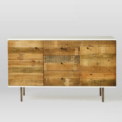 Reclaimed Wood + Lacquer Buffet - Buffets And Sideboards