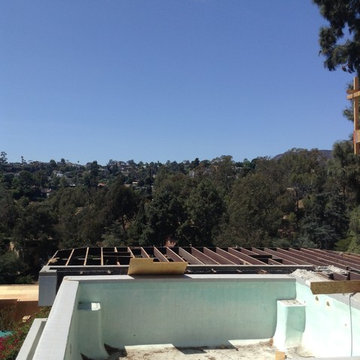 Hollywood Hills CA Pool Before