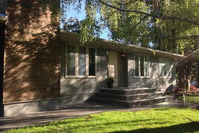 Elegant exterior home photo in Calgary