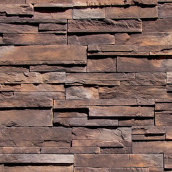 Coronado Stone Products - Coronado Pro-Ledge Stone Veneer - Color: Dakota Brown - Cultured Stone Veneer - Siding And Stone Veneer