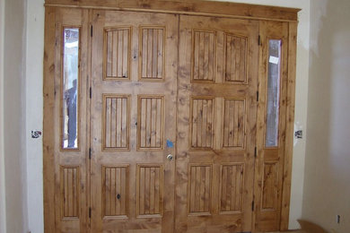 Entry custom doors