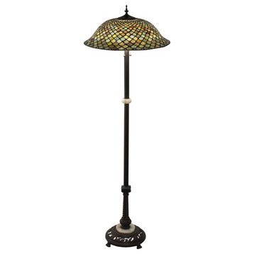 62 High Tiffany Fishscale Floor Lamp