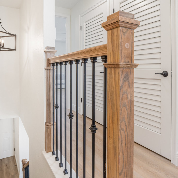 Custom oak staircase