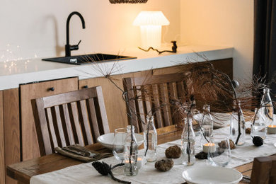 Scandinavian dining room in Other.