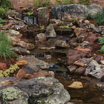 Entry Plantings with Stream