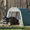 11'x16'x10' Round Style Shelter, Green