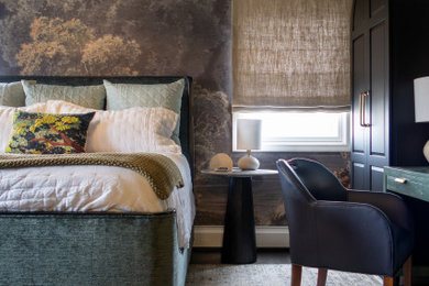 Transitional bedroom photo in New York