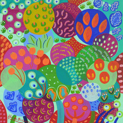 Seeds, 20 x 20 x 3 in deep, sold - Paintings