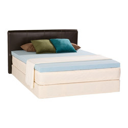 Bliss Cal King 3 Inch Gel Memory Foam Mattress Topper - Mattress Toppers And Pads