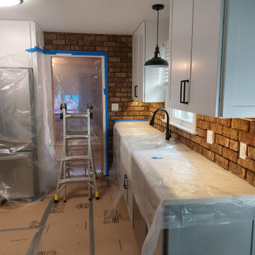 Thin Brick Kitchen Backsplash