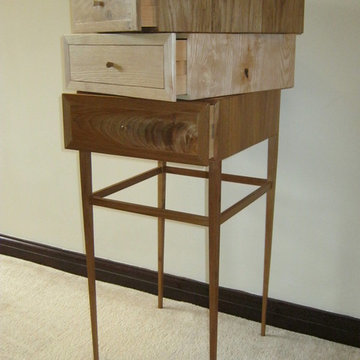 3 drawer offset table