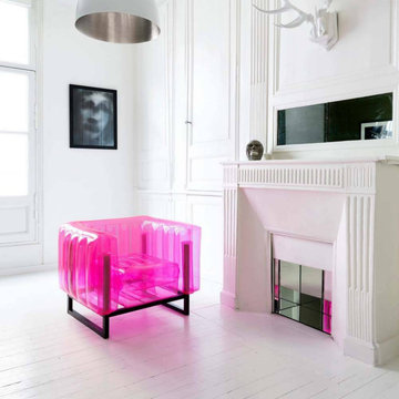 Clear Acrylic Accent Chairs
