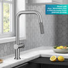 Urbix Bridge Kitchen Faucet, Spot Free Stainless Steel, Kpf-3126sfs