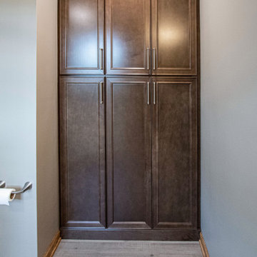 Corian Solid Surface Walk-In Shower - Primary Bathroom