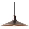 Uttermost 22051 Barnstead 1 Light Industrial Warehouse Style - Antique Copper