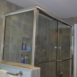 Semi-Frameless Showers - Shower Doors
