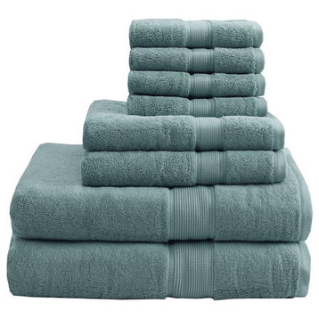 800GSM Cotton 8 Piece Towel Set, MPS73-194