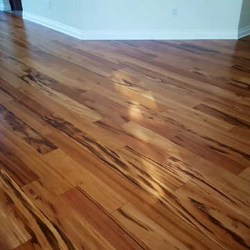 Triangulo tiger wood flooring