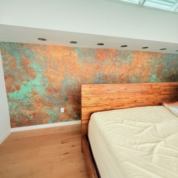 Bedroom wallpaper installation Cedar Park, TX