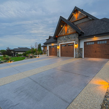 Luxury Backyard Retreat with Armour Stone & Water Feature | Genesis on the Lakes