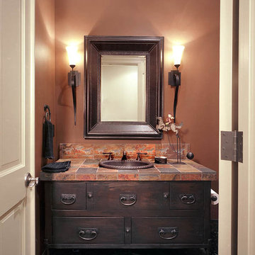 The "Western" Powder Room
