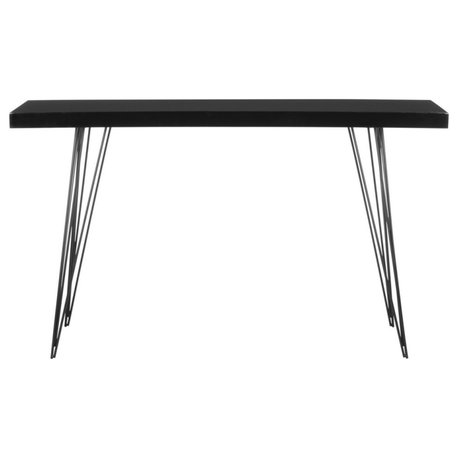 Scotty Retro Mid Century Lacquer Console Black