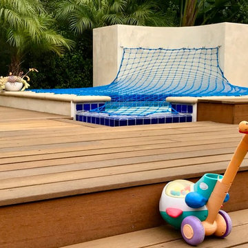 All-Safe Pool Netting insures child safety.