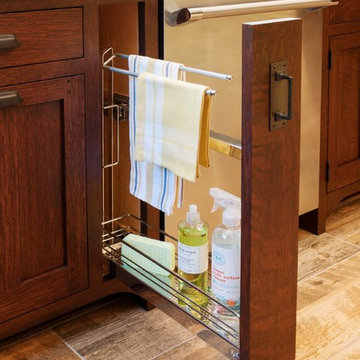 Arts & Crafts Kitchen with Craftsman Door Style