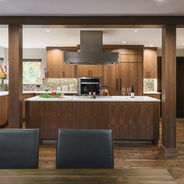 Asian Inspired Modern Kitchen