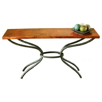 Woodland Console Table With 60"x14" Top