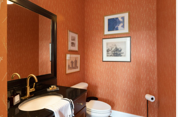 Powder Room Houzz Tour: A Designer's Own Townhome Evolves Over the Years
