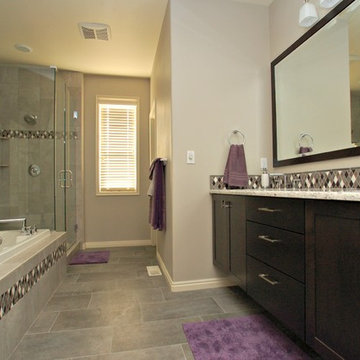Master bath remodeled