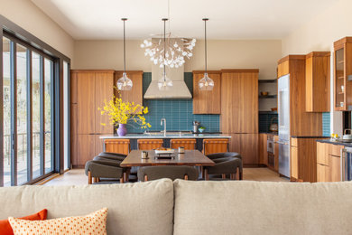 Example of a trendy dining room design in Other