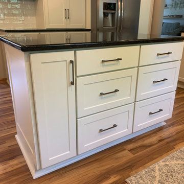 Contemporary Kitchen Remodel Done in a Bisque Color
