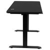 Flash Furniture 48" Electric Wood Top Adjustable Standing Desk in Black