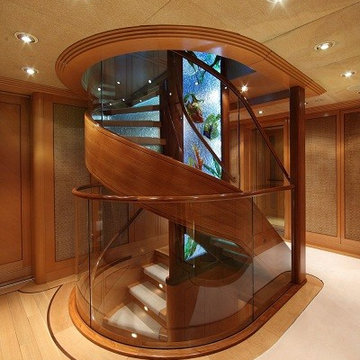 Spiral Staircase in Seattle, WA