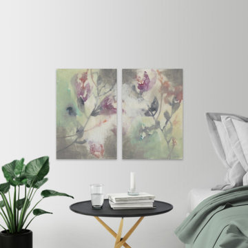 Clouded Flowers Diptych