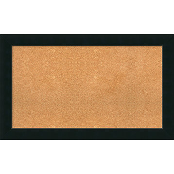 Framed Cork Board, Corvino Black Wood, 41x25