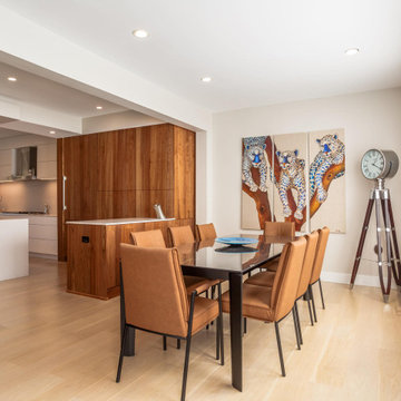 Reston Lakefront Townhome Contemporary First Floor