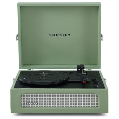 Voyager Bluetooth Vinyl Record Player, Sage
