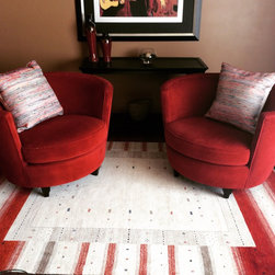 Red on Red - Area Rugs