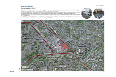Végétalisation de la façade du centre commercial B2 à Brest
